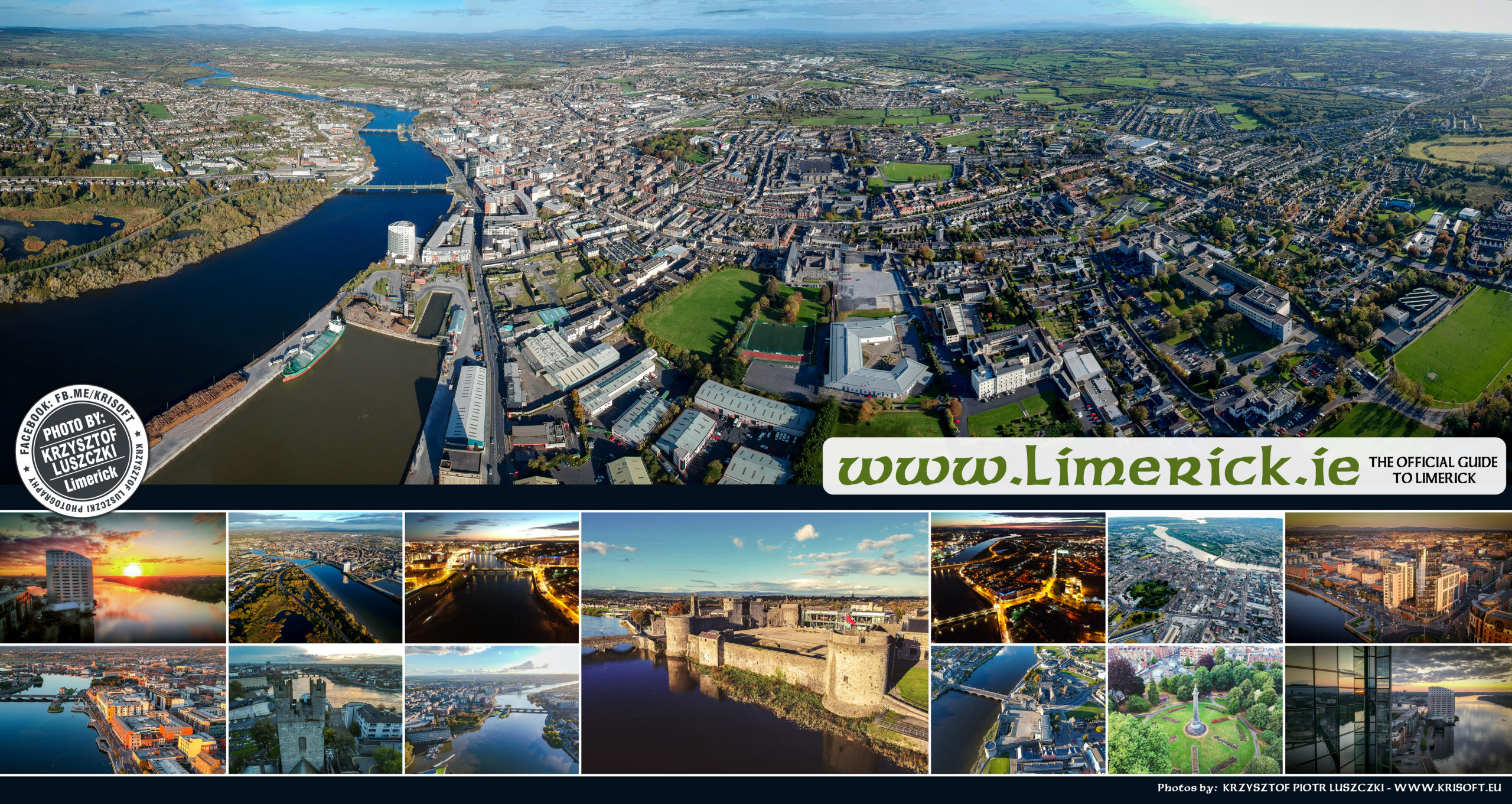 Limerick City drone footage
